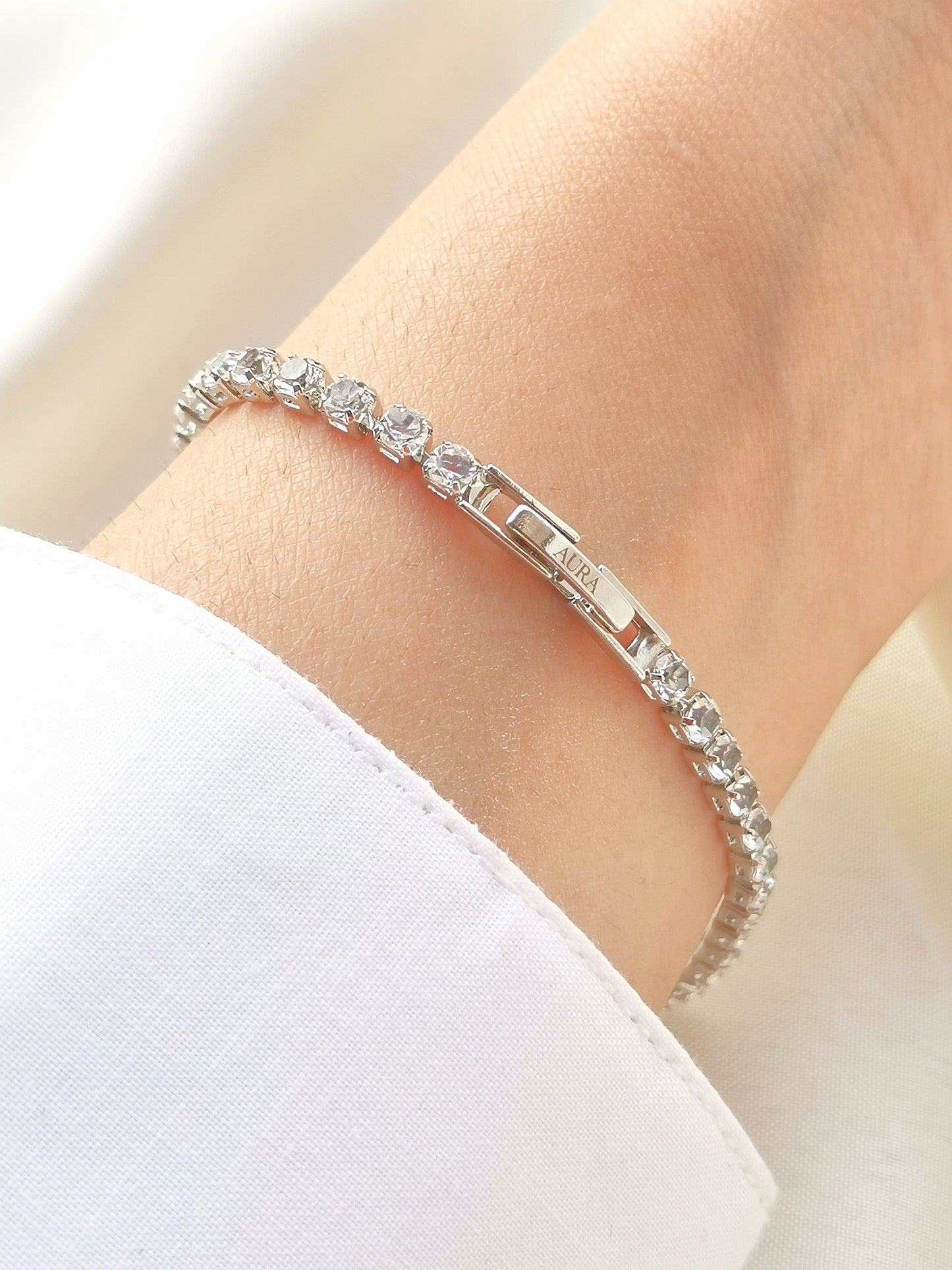 Diamond Tennis bracelet   7'inch