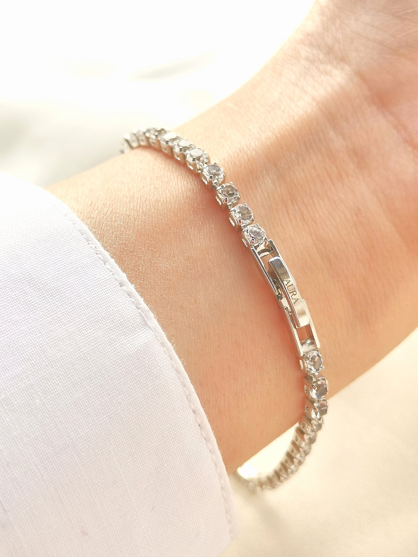 Diamond Tennis bracelet   7'inch