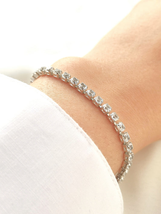 Diamond Tennis bracelet   7'inch